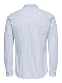 Miles Stripet Flex Shirt - Cashmere Blue Stripe Only & Sons