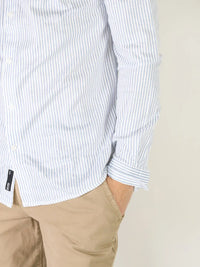 Miles Stripet Flex Shirt - Cashmere Blue Stripe Only & Sons