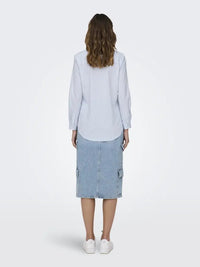 Mio Skjorte - Cashmere Blue Stripe JDY