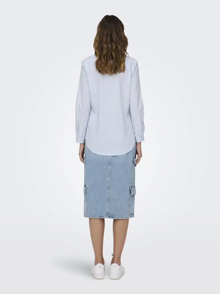 Mio Skjorte - Cashmere Blue Stripe JDY