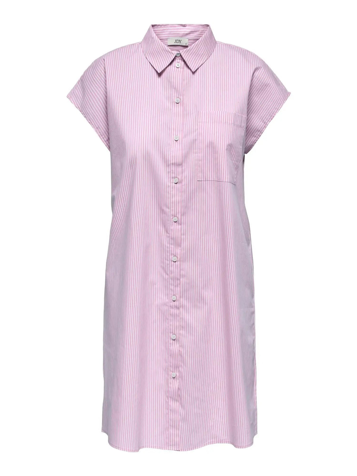 Mio Skjortekjole - Shocking Pink Stripes JDY