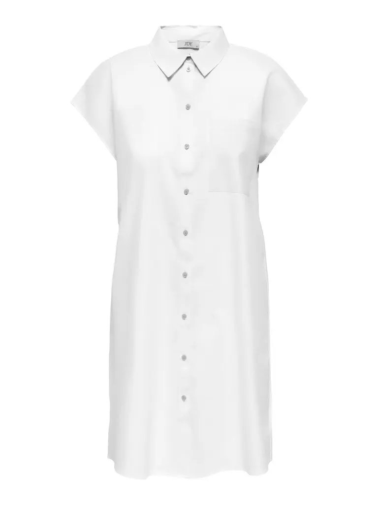 Mio Skjortekjole - White JDY