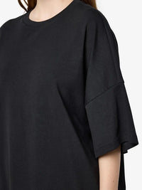 Mocca Boxy T-Skjorte Dress - Black Noisy May