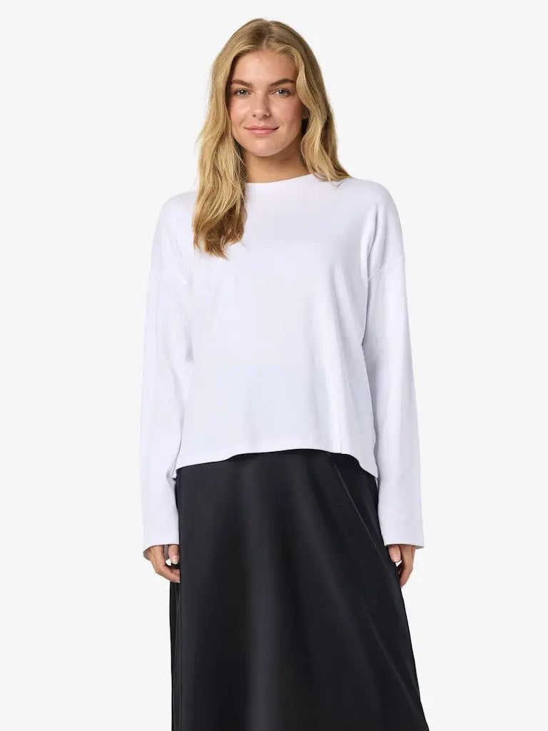Mocca Longsleeve - White Noisy May