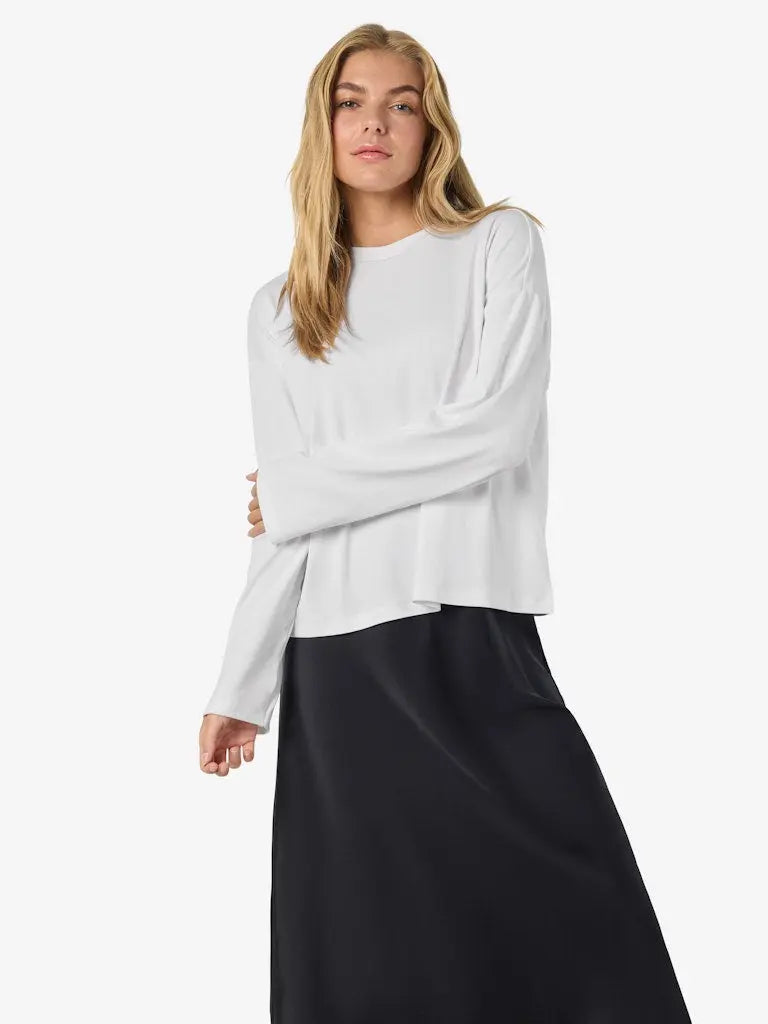 Mocca Longsleeve - White Noisy May