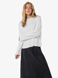 Mocca Longsleeve - White Noisy May