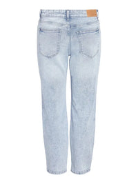 Moni Cropped Straight Jeans 359 - Light Blue Denim Noisy May