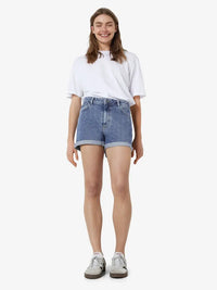 Moni Dongerishorts - Medium Blue Denim Noisy May