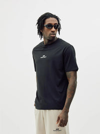 Monogram Sports Tee - Black Bareen