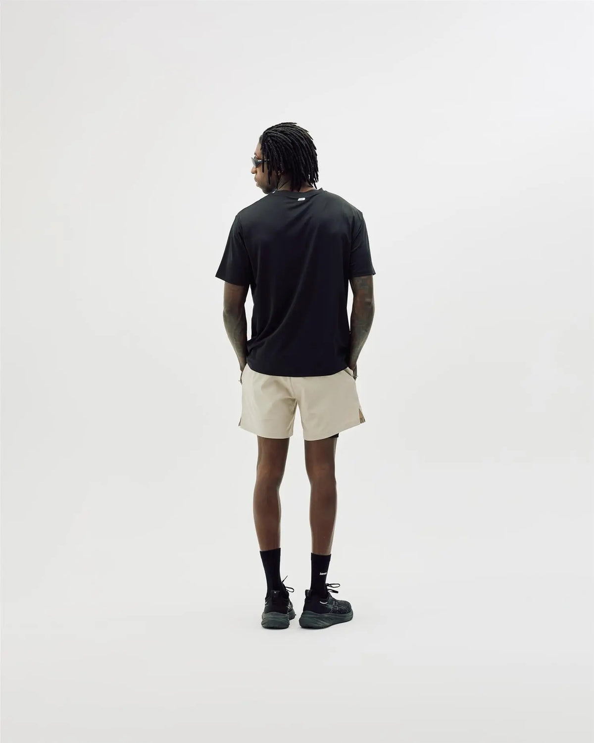 Monogram Sports Tee - Black Bareen