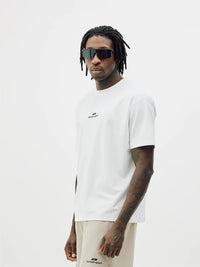 Monogram Sports Tee - White Bareen