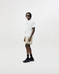 Monogram Sports Tee - White Bareen