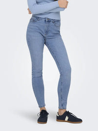 Moon HW Skinny Jeans - Medium Blue Denim JDY
