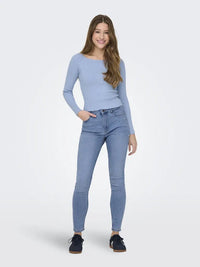 Moon HW Skinny Jeans - Medium Blue Denim JDY