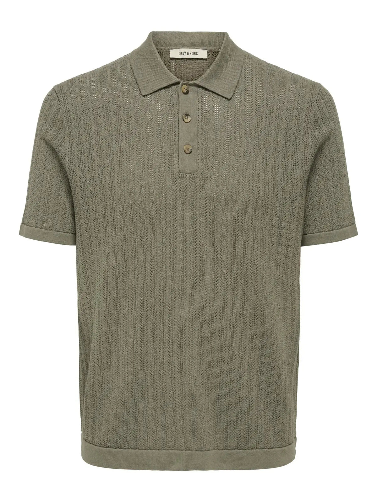 Moon Strikket Polo - Bungee Cord Only & Sons