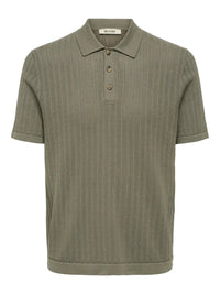 Moon Strikket Polo - Bungee Cord Only & Sons