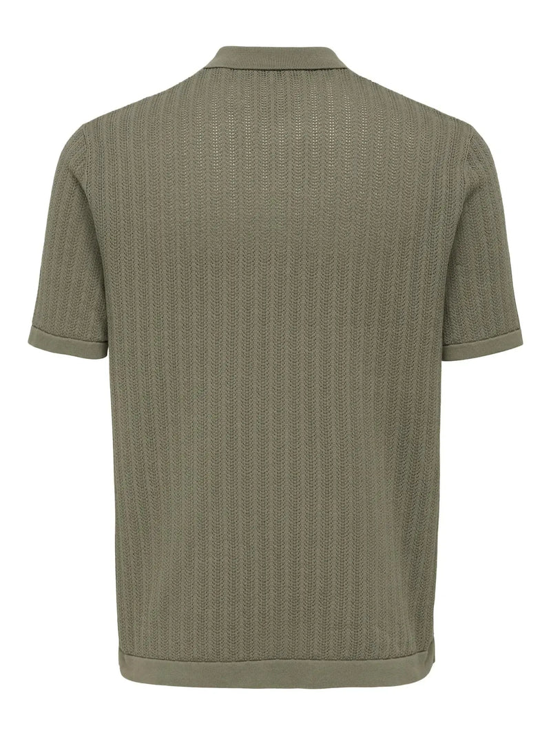 Moon Strikket Polo - Bungee Cord Only & Sons
