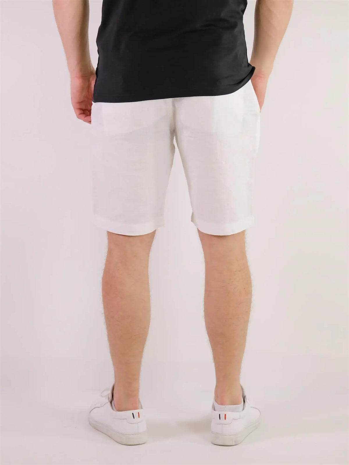 Mosby Linshorts - White Bruun & Stengade