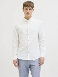 Moss Sunny Linskjorte - Bright White JJ Rebel