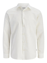 Moss Sunny Linskjorte - Bright White JJ Rebel