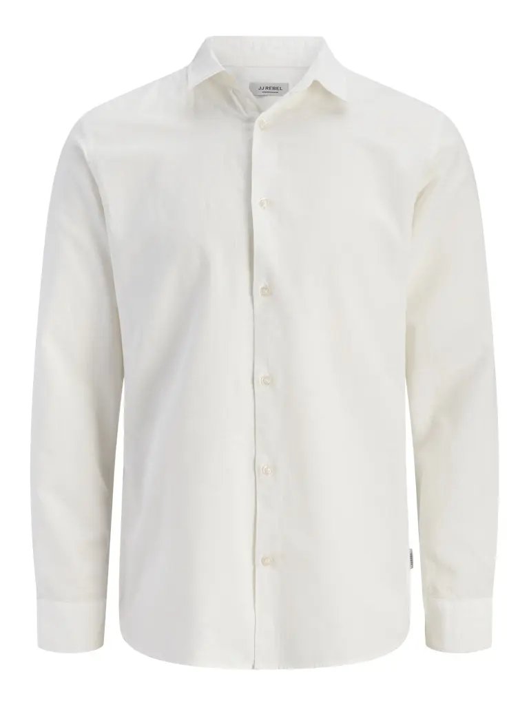 Moss Sunny Linskjorte - Bright White JJ Rebel