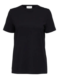 Myessential T-Skjorte - Black Selected Femme