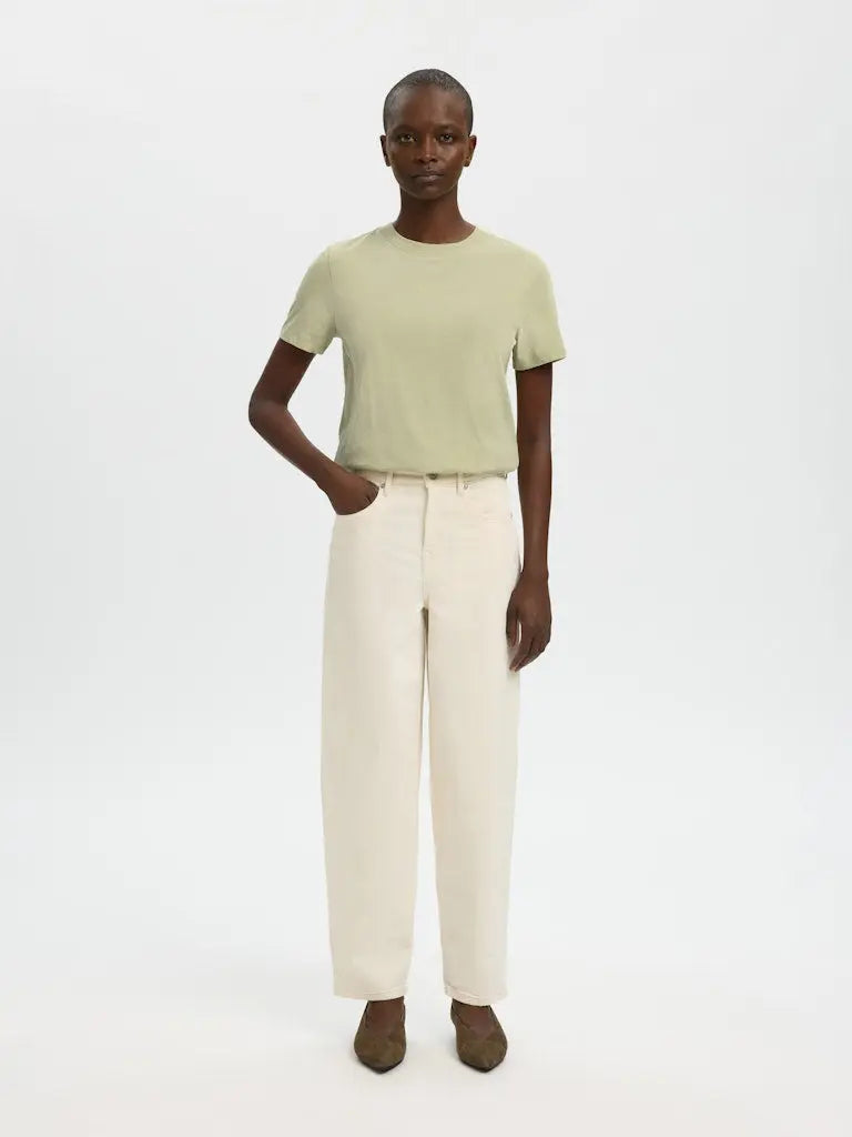 Myessential T-Skjorte - Lint Selected Femme
