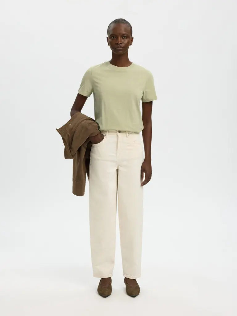 Myessential T-Skjorte - Lint Selected Femme