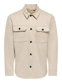 Nate Moleskin Overshirt - Silver Lining Only & Sons