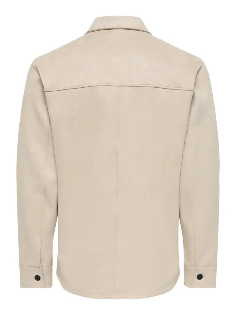 Nate Moleskin Overshirt - Silver Lining Only & Sons