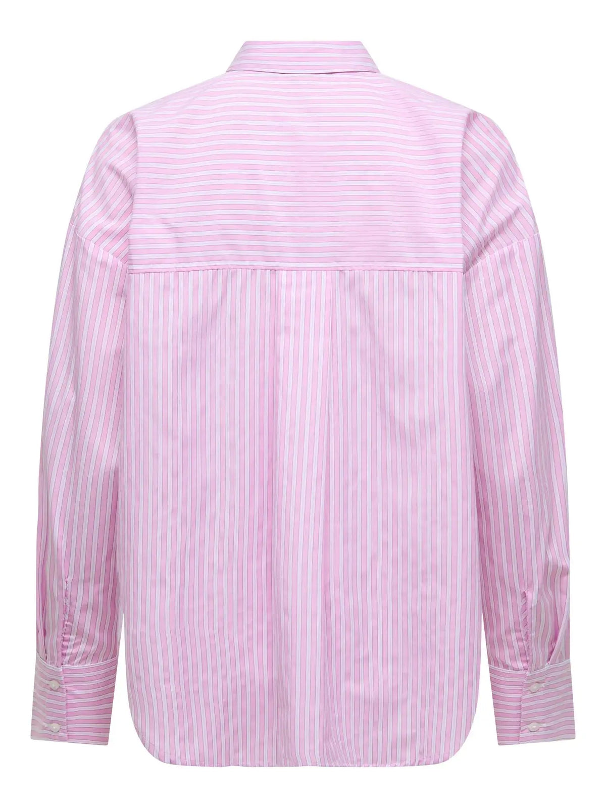 Nelly Stripet Loose Skjorte - Pink Lady Stripes JDY