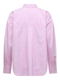 Nelly Stripet Loose Skjorte - Pink Lady Stripes JDY