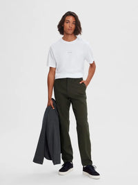 New Miles Flex Chinos 175 - Forest Night Selected Homme