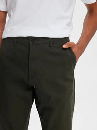 New Miles Flex Chinos 175 - Forest Night Selected Homme