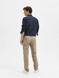 New Miles Flex Chinos 175 - Greige Selected Homme