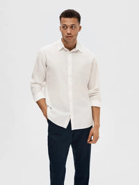 New Regular Linskjorte - White Selected Homme