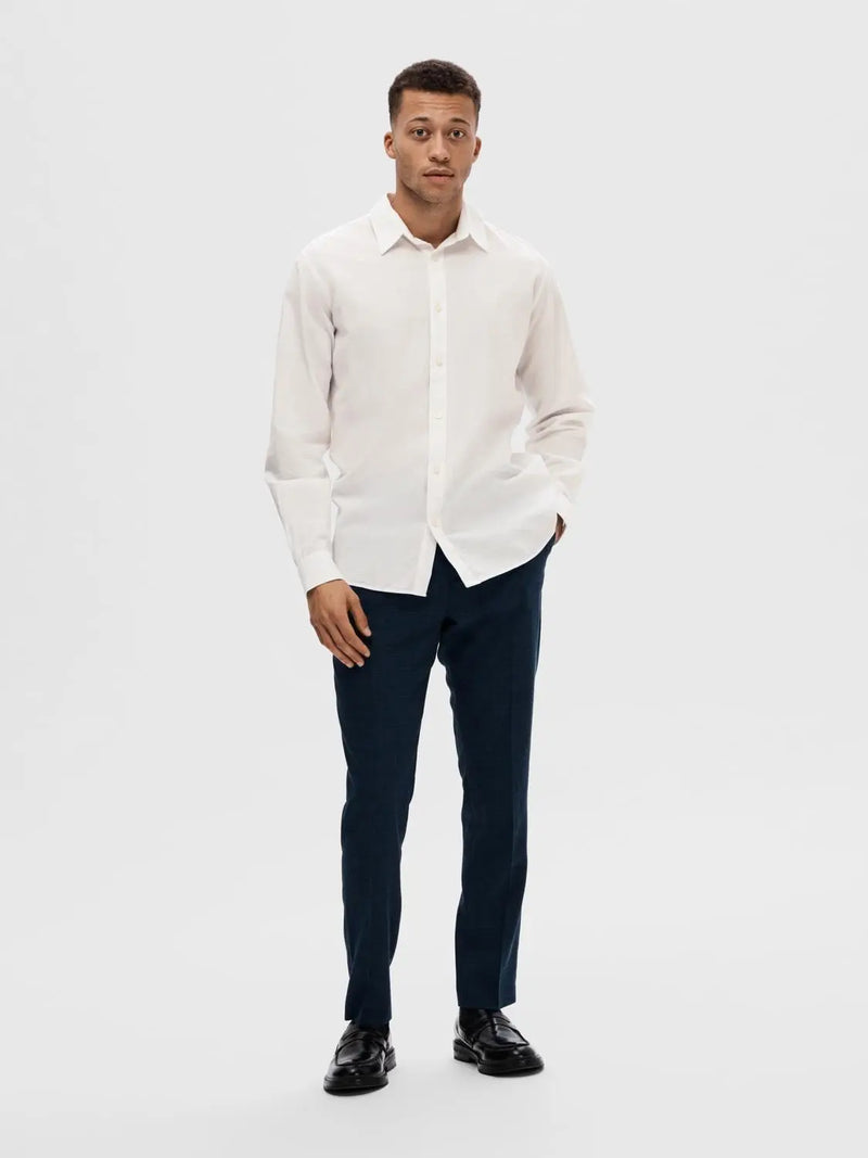 New Regular Linskjorte - White Selected Homme