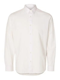 New Slim Linskjorte - White Selected Homme