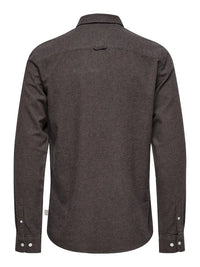 Niko Melange Skjorte - Port Royale Only & Sons