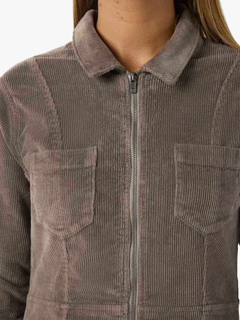 Nise Kordfløyelskjole - Morel Noisy May