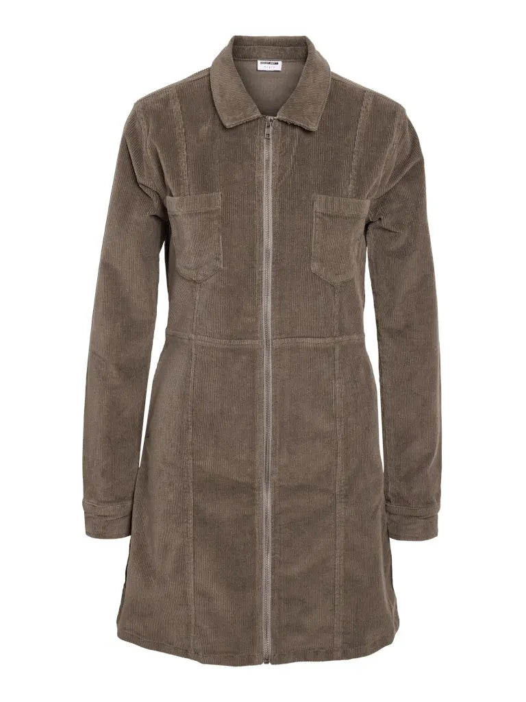 Nise Kordfløyelskjole - Morel Noisy May