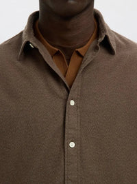 Noah Flannel Skjorte - Demitasse Selected Homme