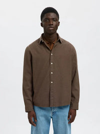 Noah Flannel Skjorte - Demitasse Selected Homme