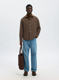 Noah Flannel Skjorte - Demitasse Selected Homme