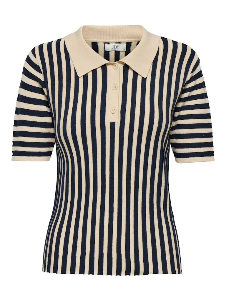 Nola Polo - Total Eclipse Stripes JDY