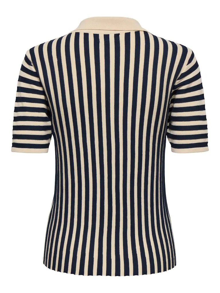 Nola Polo - Total Eclipse Stripes JDY