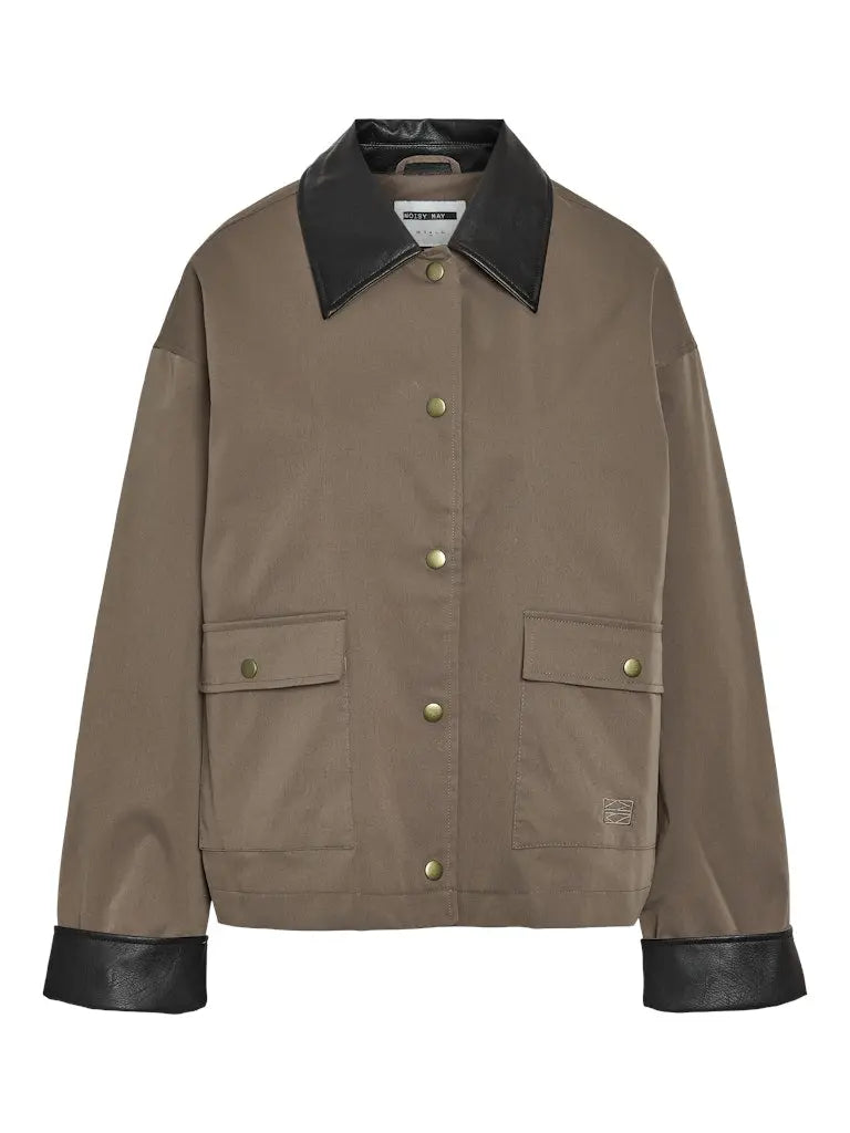 Nora Collar Jackke - Morel Detail Noisy May