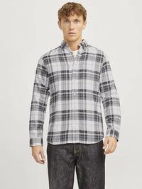 Norris Flanellskjorte - Charcoal Gray Jack&Jones