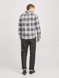 Norris Flanellskjorte - Charcoal Gray Jack&Jones