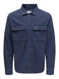 Oliver Twill Overshirt - Dress Blues Only & Sons